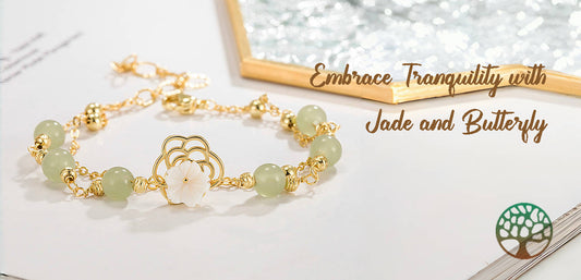 Embrace Tranquility with Jade and Butterfly