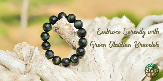 Embrace Serenity with Green Obsidian Bracelets