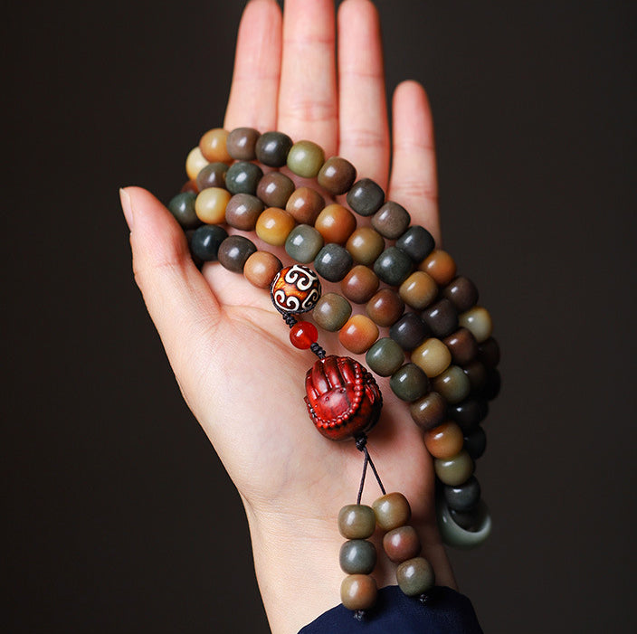 108 Mala Beads Bodhi Seed Peace Wisdom Necklace Bracelet - Fortune & Karma