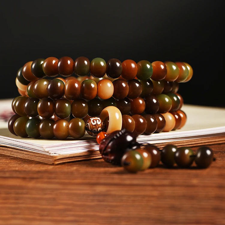 108 Mala Beads Bodhi Seed Peace Wisdom Necklace Bracelet - Fortune & Karma