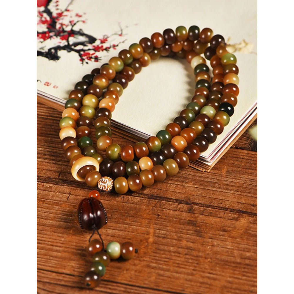 108 Mala Beads Bodhi Seed Peace Wisdom Necklace Bracelet - Fortune & Karma