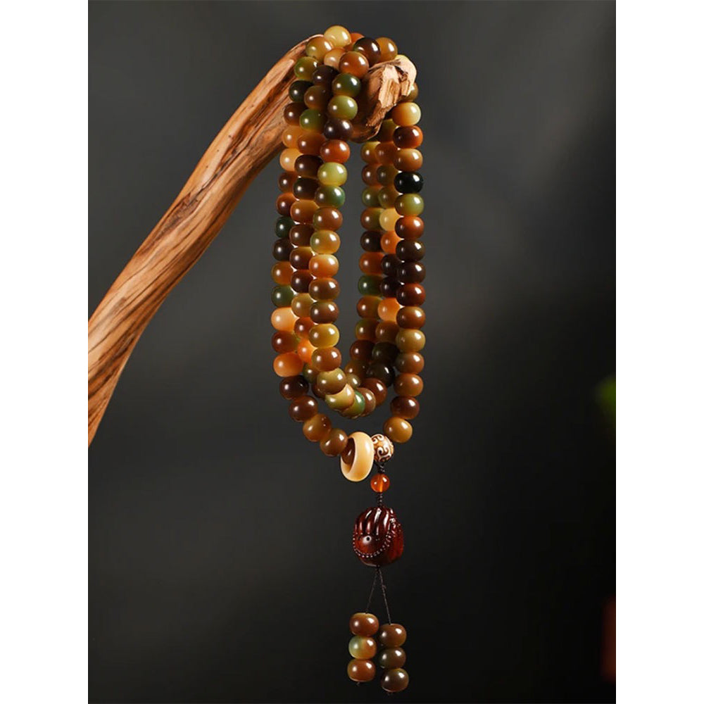 108 Mala Beads Bodhi Seed Peace Wisdom Necklace Bracelet - Fortune & Karma