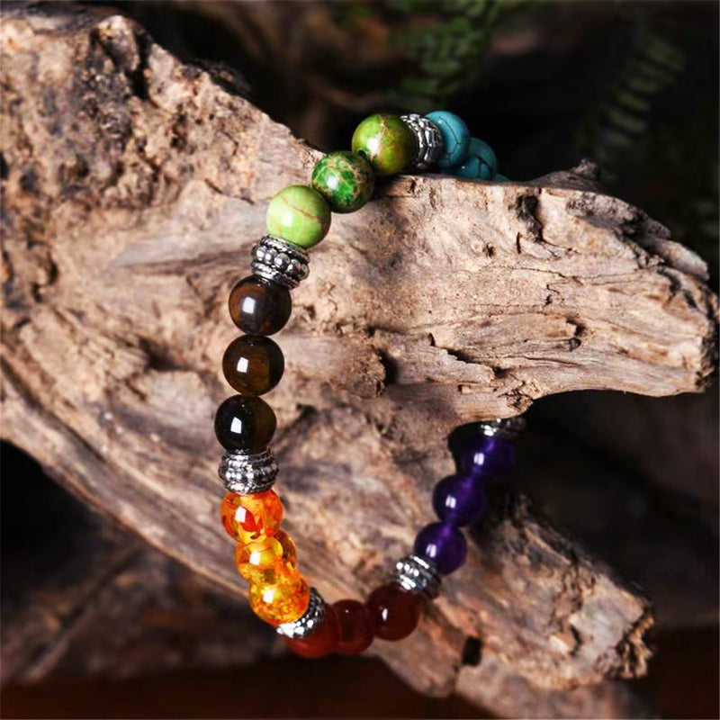 7 Chakra Stone Bracelet - Fortune & Karma