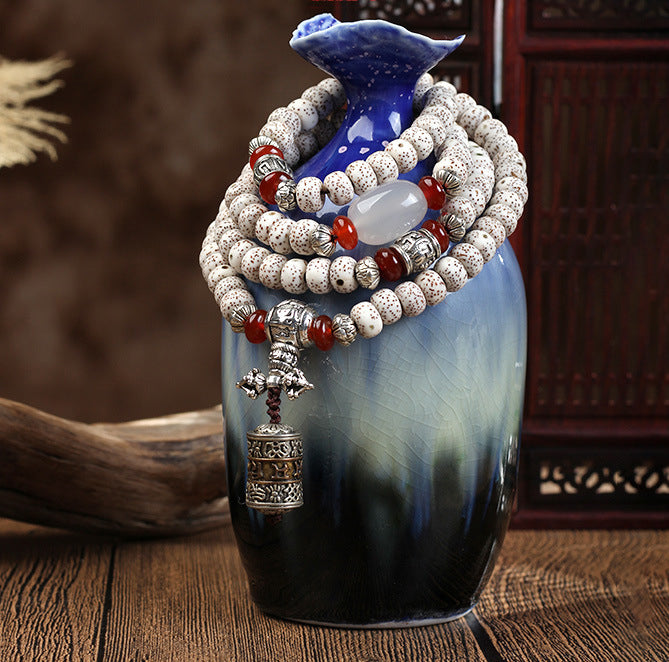 Tibetan Bodhi Seed Handcraft Mala Wisdom Necklace Bracelet - Fortune & Karma