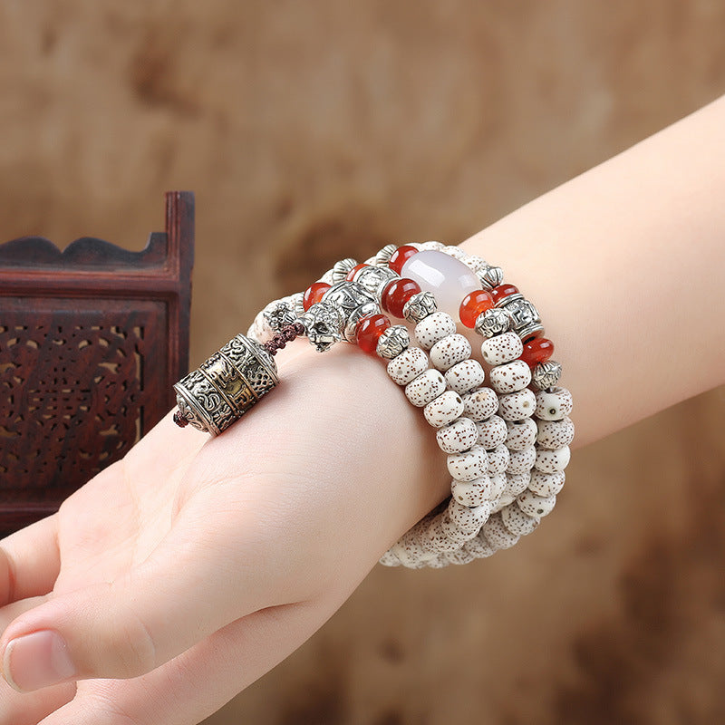 Tibetan Bodhi Seed Handcraft Mala Wisdom Necklace Bracelet - Fortune & Karma