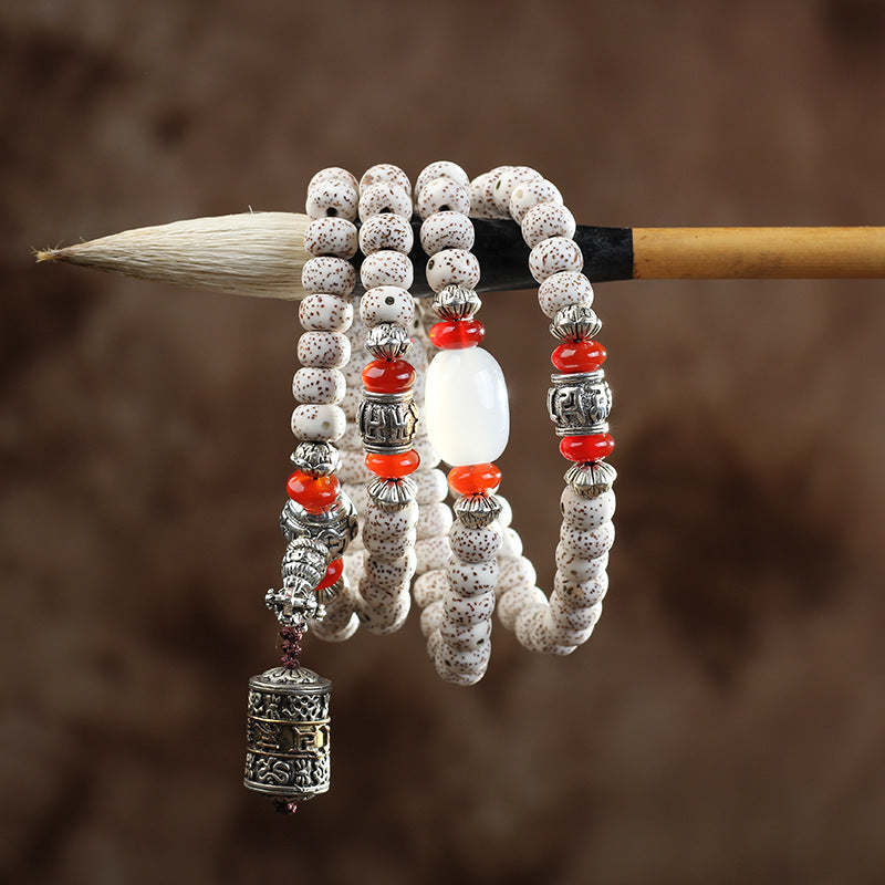 Tibetan Bodhi Seed Handcraft Mala Wisdom Necklace Bracelet - Fortune & Karma