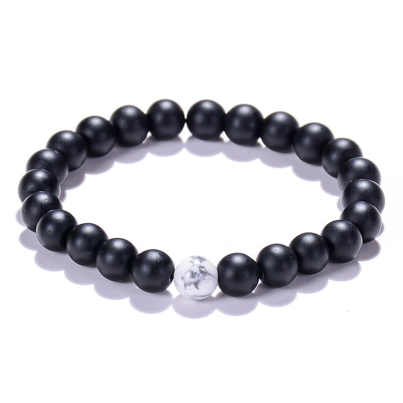 Black & White Distance Bracelets Bundle - For Couples - Fortune & Karma