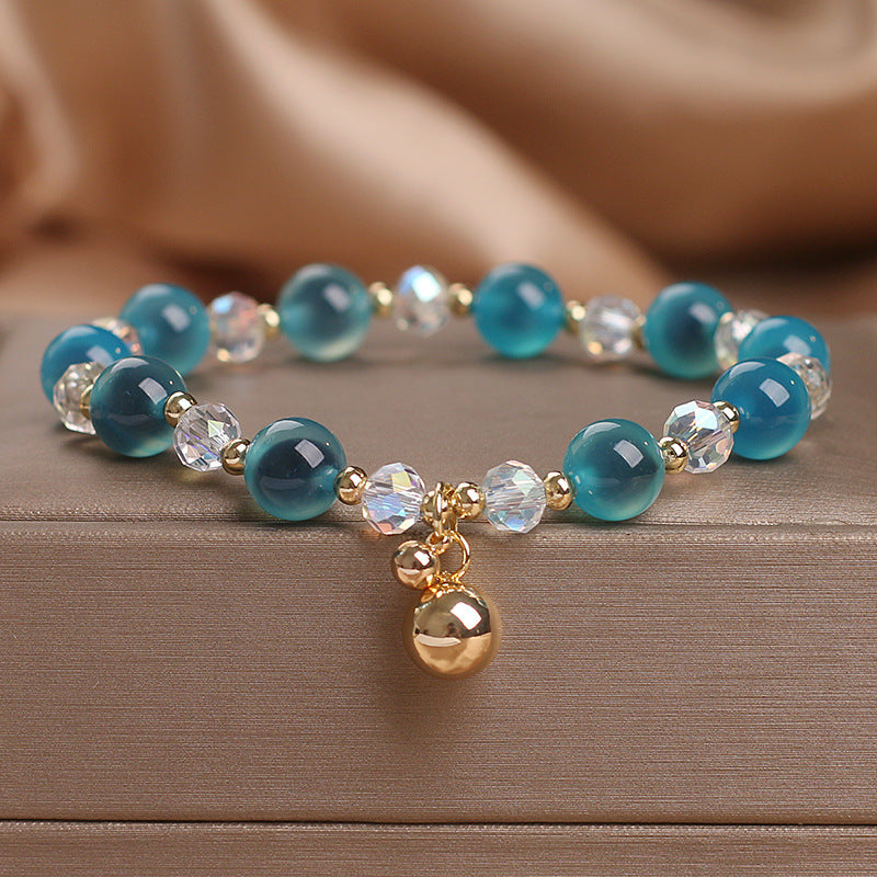 Candy Agate Healing Harmony Bead Charm Bracelet - Fortune & Karma