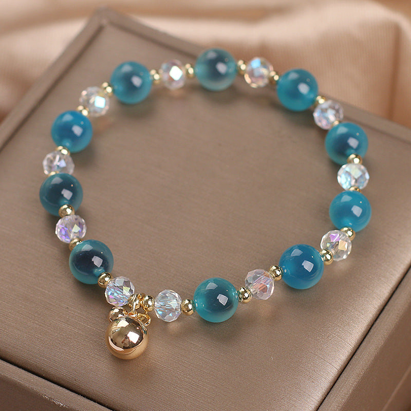 Candy Agate Healing Harmony Bead Charm Bracelet - Fortune & Karma