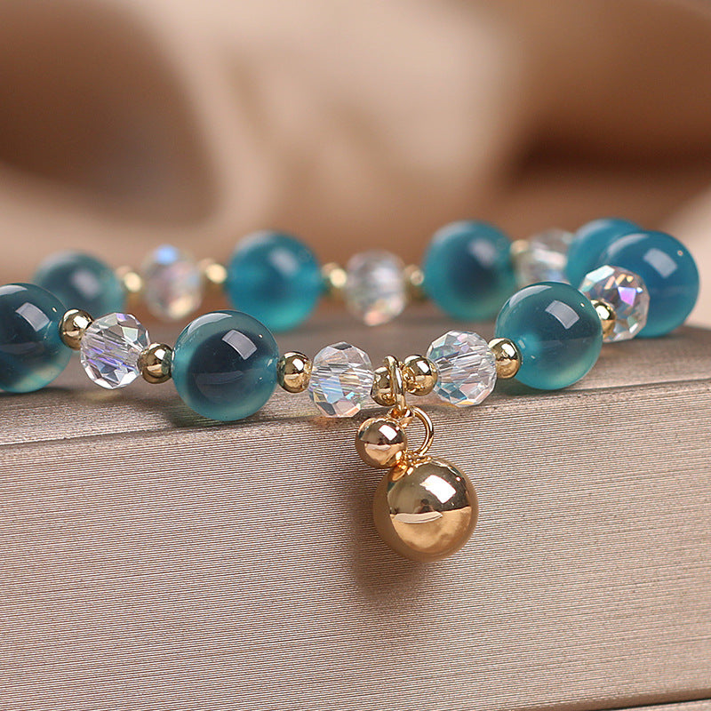 Candy Agate Healing Harmony Bead Charm Bracelet - Fortune & Karma