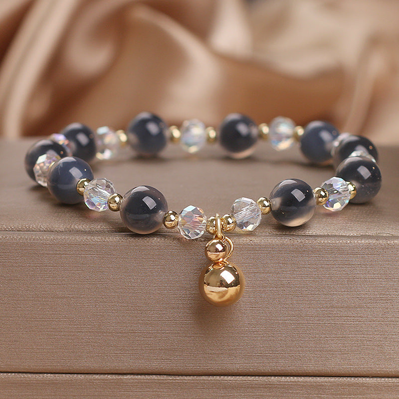 Candy Agate Healing Harmony Bead Charm Bracelet - Fortune & Karma