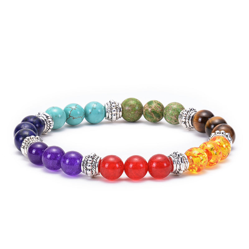 7 Chakra Stone Bracelet - Fortune & Karma