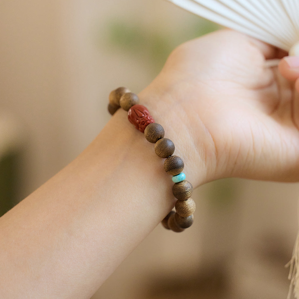 Fortune & Karma Agarwood Peace Calm Meditation Bracelet