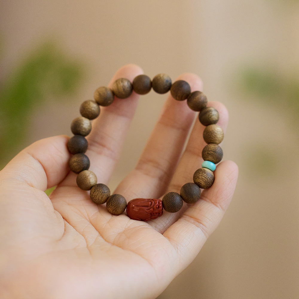 Fortune & Karma Agarwood Peace Calm Meditation Bracelet