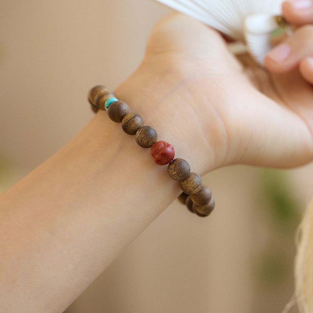 Fortune & Karma Agarwood Peace Calm Meditation Bracelet