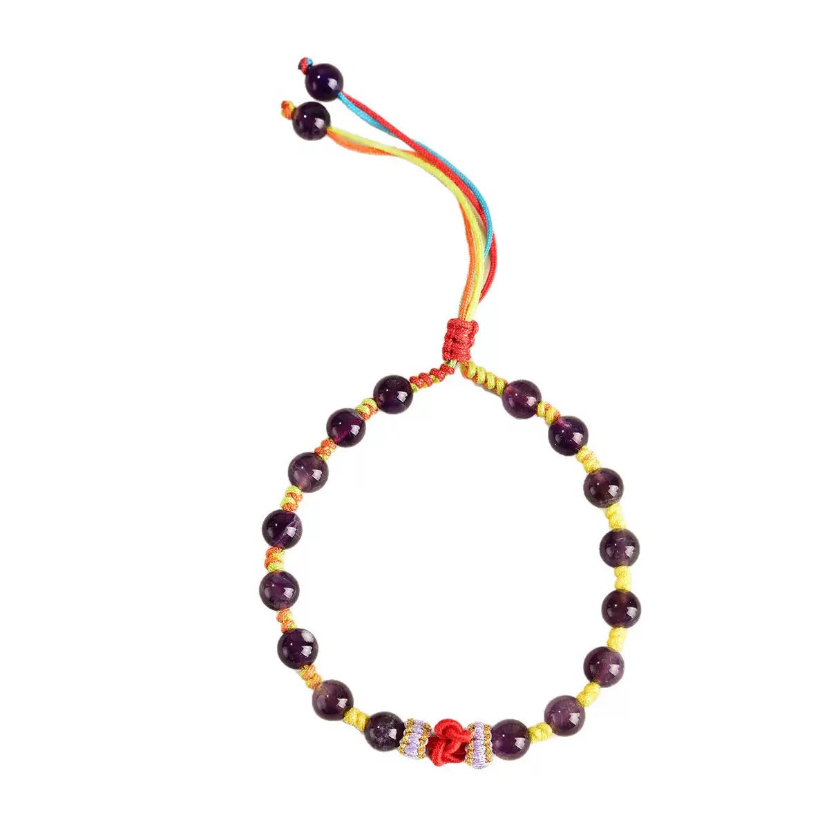 Amethyst Wisdom Knot Bracelet