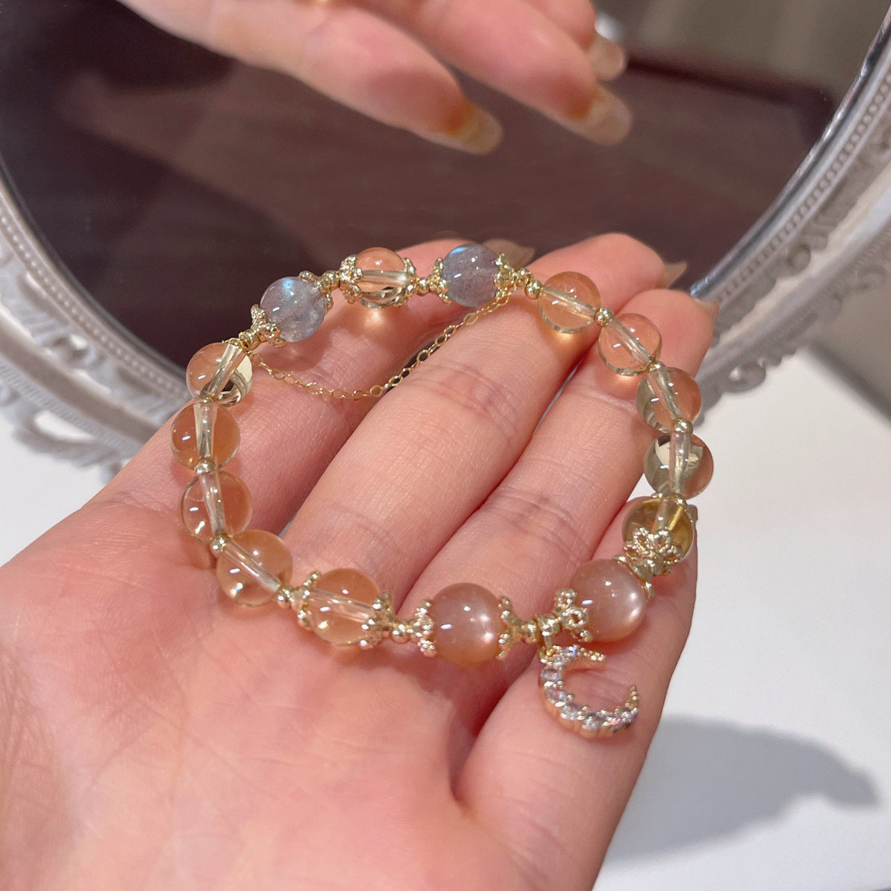 Blessed Moon Citrine Abundant Energy Bracelet - Fortune & Karma