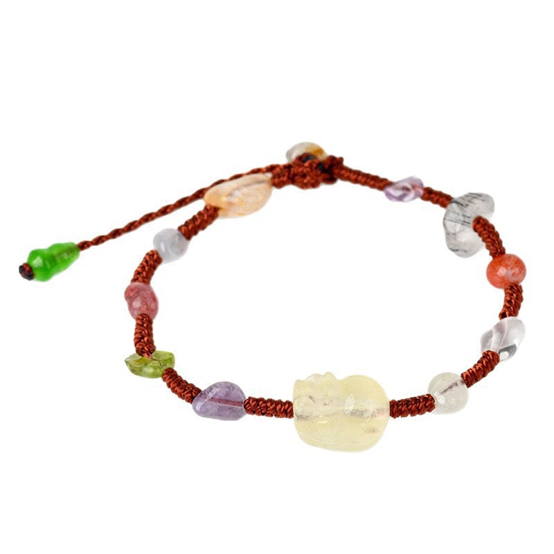 Citrine Pixiu Multigem Fortune Bracelet