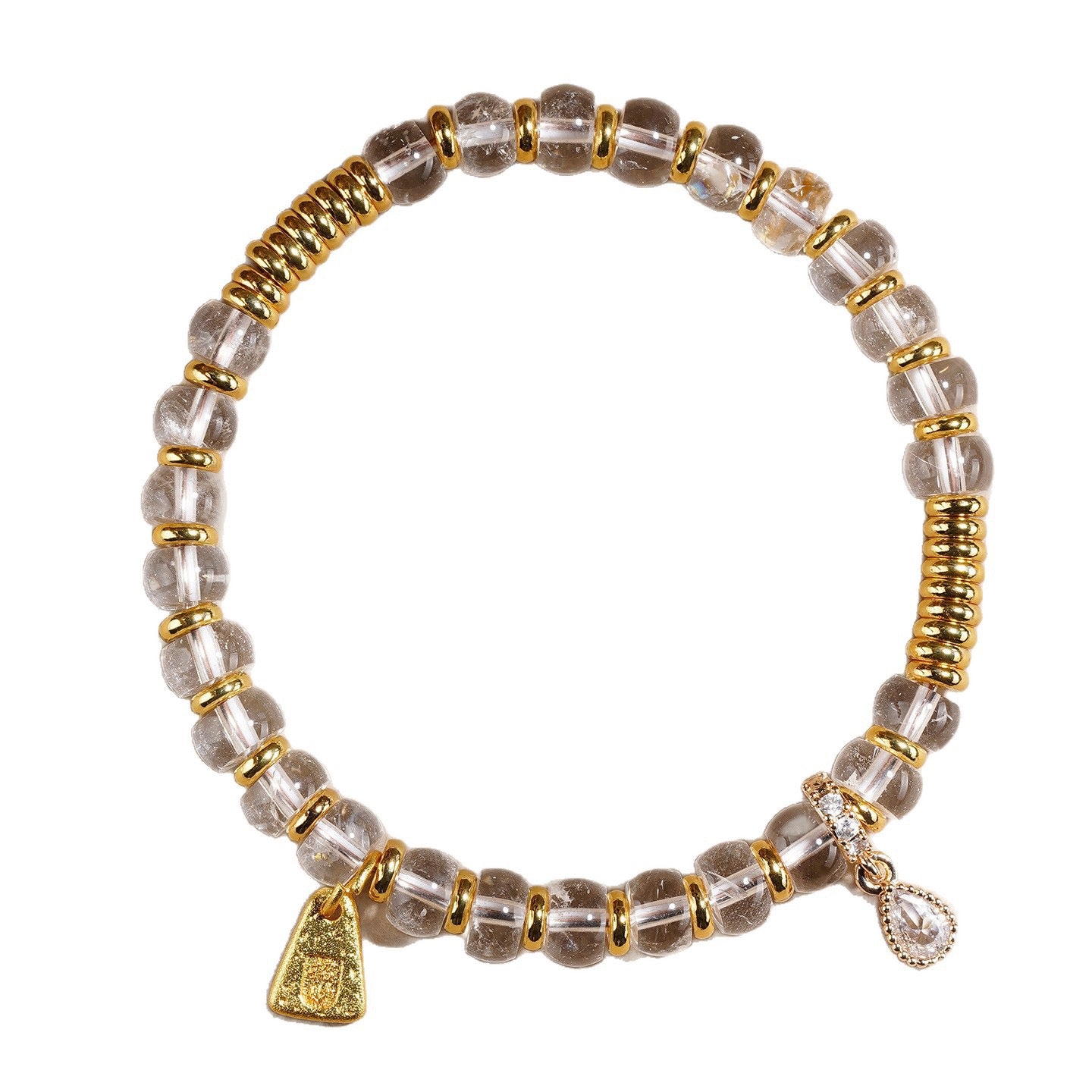 Clear Quartz Wealth Blessing Bracelet