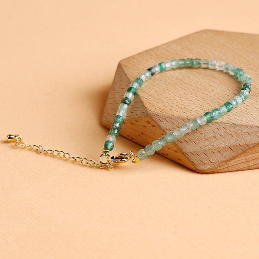 Fortune & Karma Cube Natural Crystal Essence Bracelet Collection
