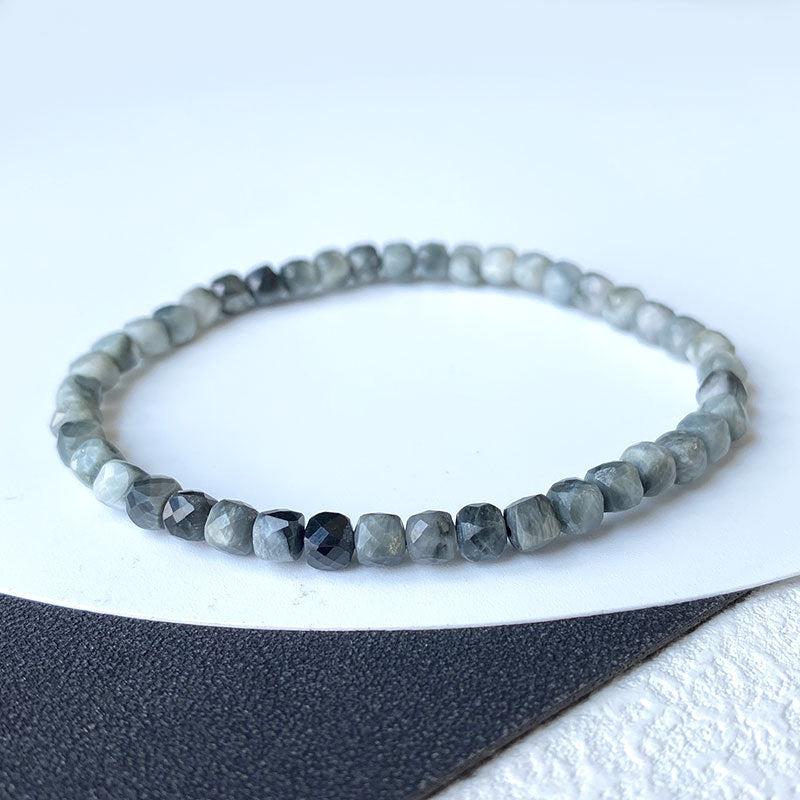 Fortune & Karma Cube Natural Crystal Essence Bracelet Collection