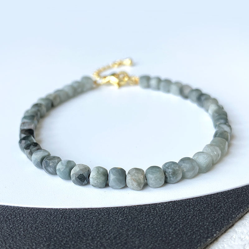 Fortune & Karma Cube Natural Crystal Essence Bracelet Collection