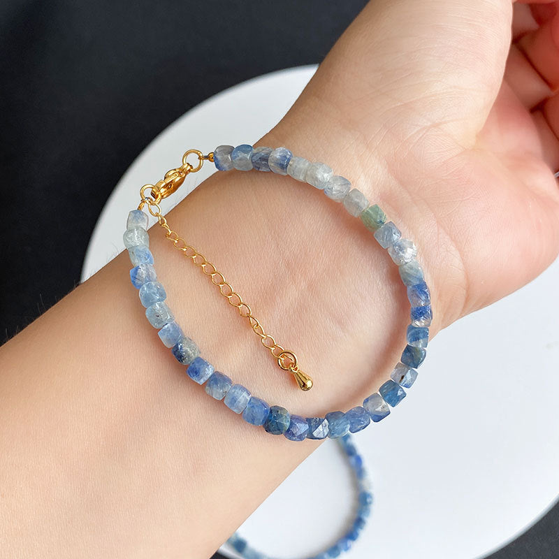 Fortune & Karma Cube Natural Crystal Essence Bracelet Collection