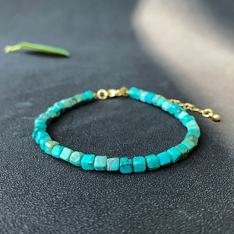 Fortune & Karma Cube Natural Crystal Essence Bracelet Collection