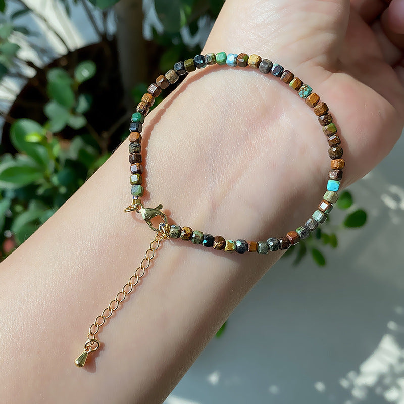 Fortune & Karma Cube Natural Crystal Essence Bracelet Collection