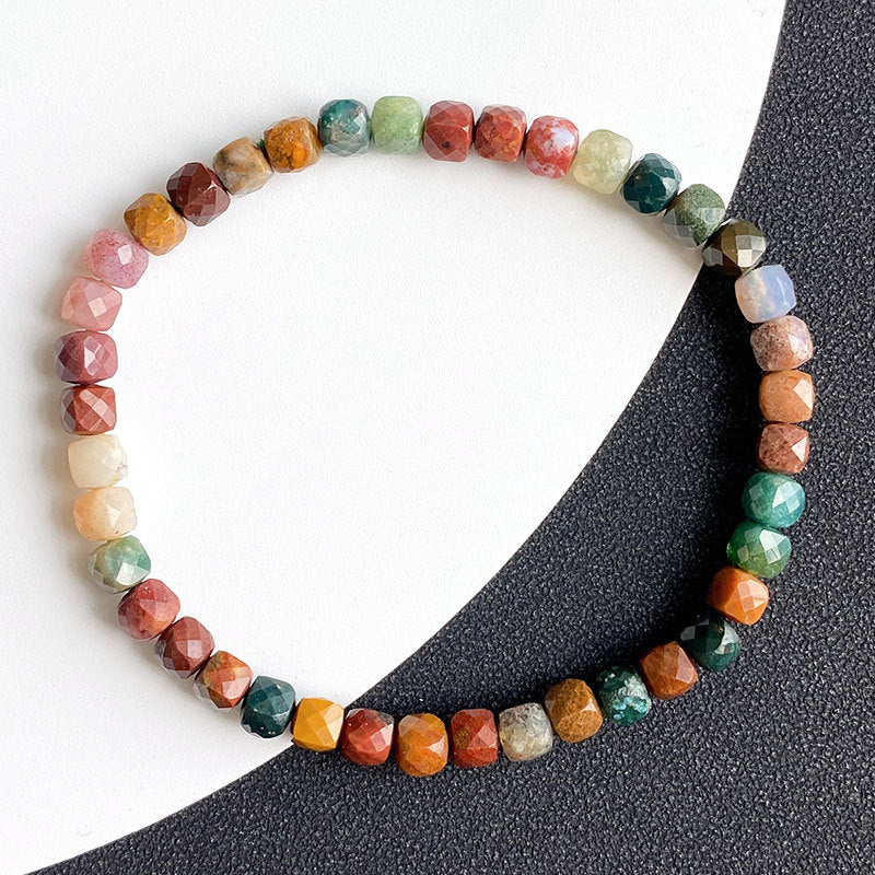 Fortune & Karma Cube Natural Crystal Essence Bracelet Collection