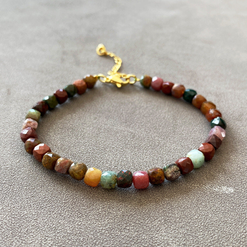 Fortune & Karma Cube Natural Crystal Essence Bracelet Collection