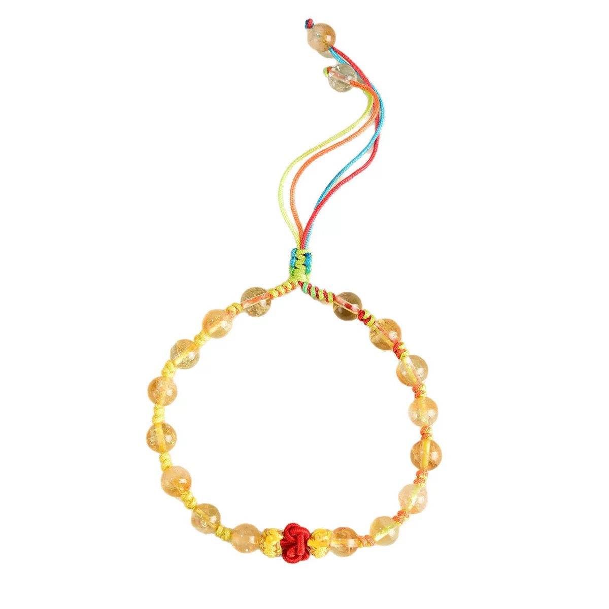 Golden Rutilated Quartz Confidence Knot Bracelet