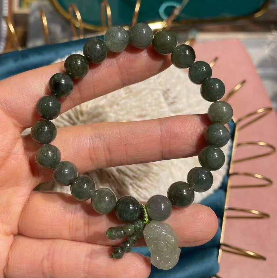 Green Jade Pixiu Prosperity Bracelet