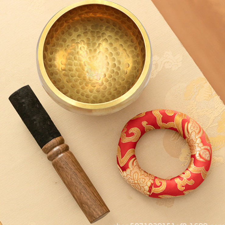 Fortune & Karma Handmade Tibet Buddha Serene Harmony Sound Singing Bowl