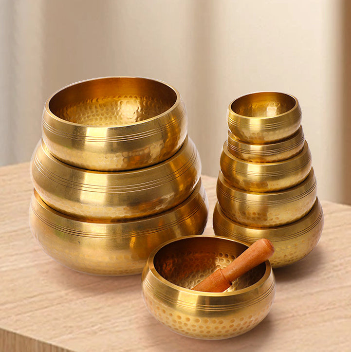 Fortune & Karma Handmade Tibet Buddha Serene Harmony Sound Singing Bowl