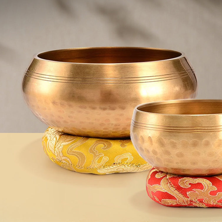 Fortune & Karma Handmade Tibet Buddha Serene Harmony Sound Singing Bowl