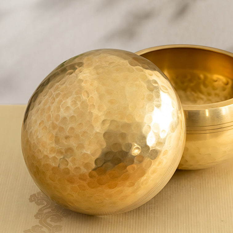 Fortune & Karma Handmade Tibet Buddha Serene Harmony Sound Singing Bowl