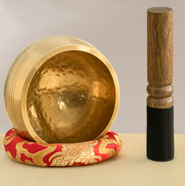 Fortune & Karma Handmade Tibet Buddha Serene Harmony Sound Singing Bowl