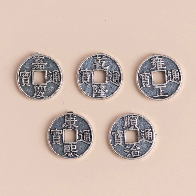 Pixiu Koi Five Emperor Coins Bracelet