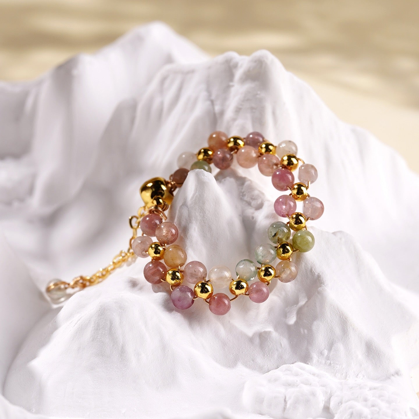 Rainbow Tourmaline Lucky Ring