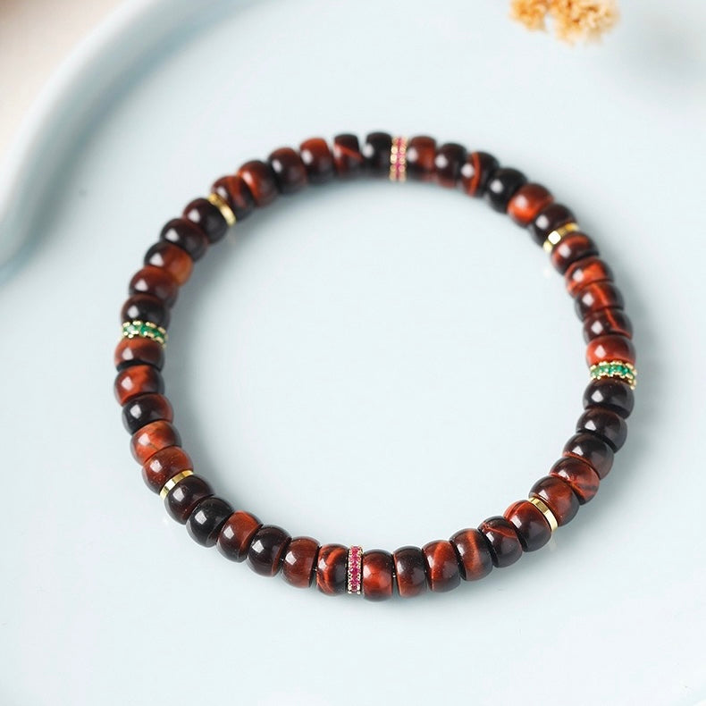 Red Tiger Eye Guardian Bracelet