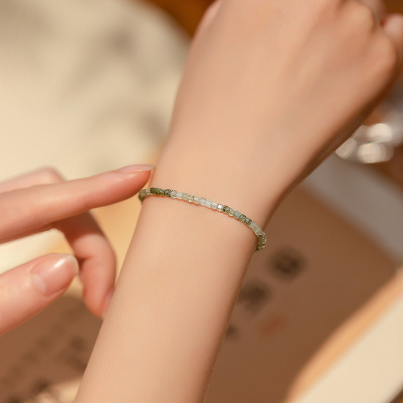 Fortune & Karma Tiny Natural Crystal Harmony Bracelet Collection