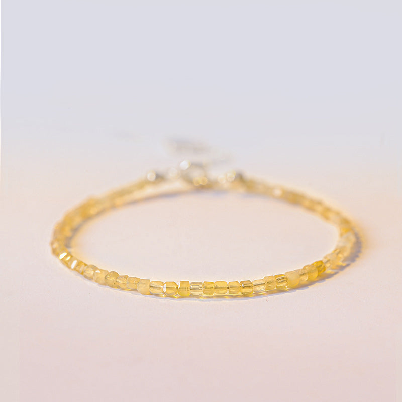 Fortune & Karma Tiny Natural Crystal Harmony Bracelet Collection