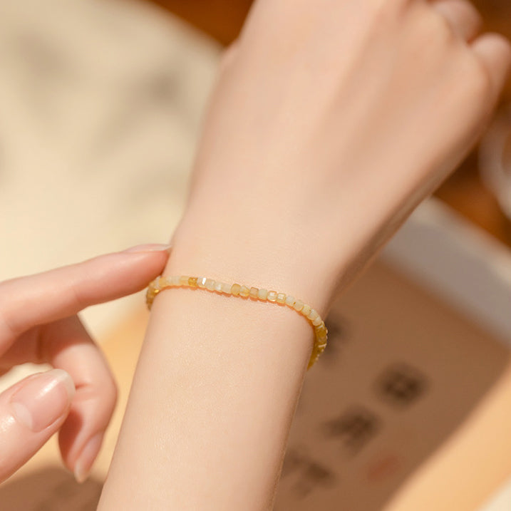 Fortune & Karma Tiny Natural Crystal Harmony Bracelet Collection