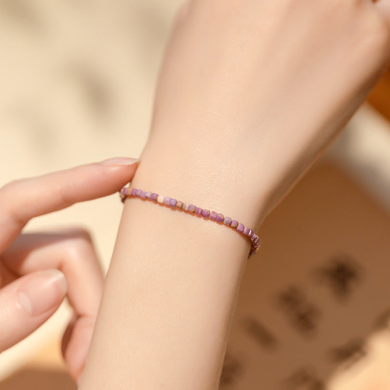 Fortune & Karma Tiny Natural Crystal Harmony Bracelet Collection