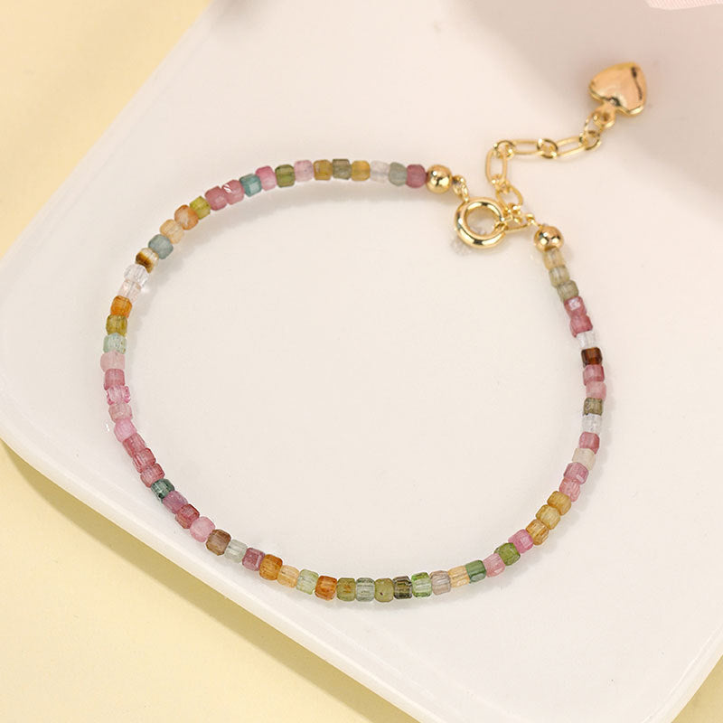 Fortune & Karma Tiny Natural Crystal Harmony Bracelet Collection