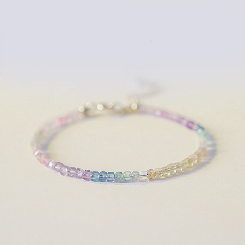 Fortune & Karma Tiny Natural Crystal Harmony Bracelet Collection