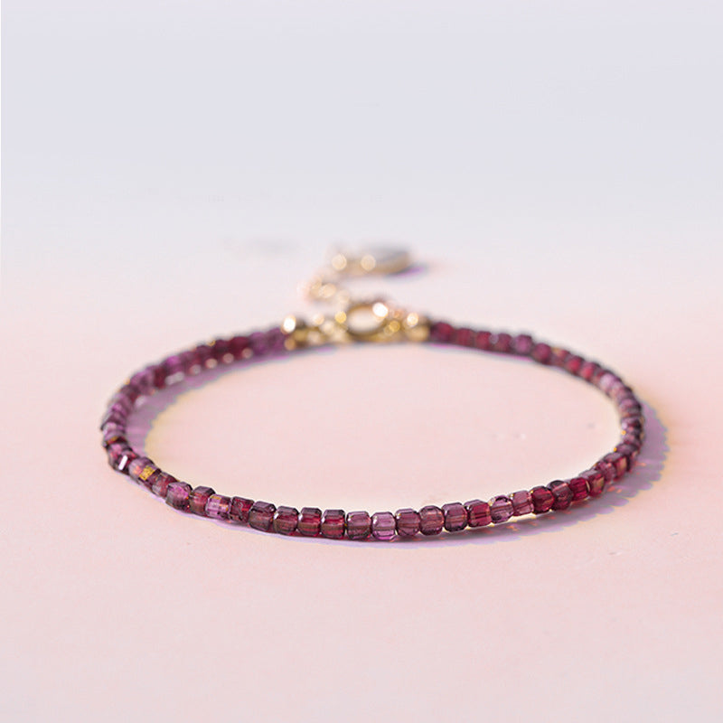 Fortune & Karma Tiny Natural Crystal Harmony Bracelet Collection