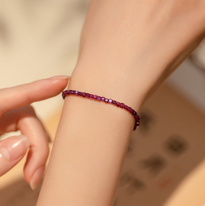 Fortune & Karma Tiny Natural Crystal Harmony Bracelet Collection