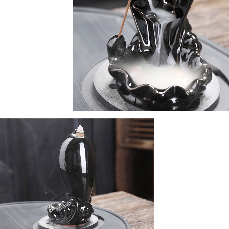 Waterfall Incense Burner Backflow Incense Holder
